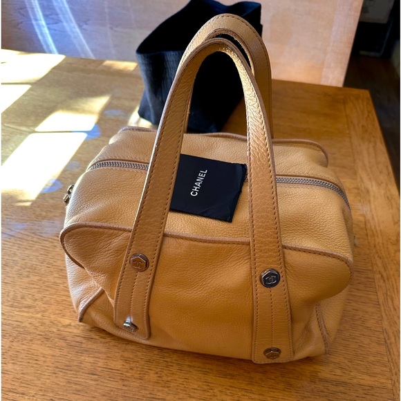 CHANEL Handbags - Authentic CHANEL BOLT BOWLER 💼 Neutral H7.25”L16.25”W6.75”!